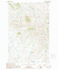 Scotty Butte 1987 topographic map thumbnail