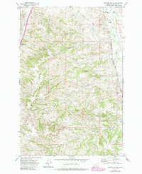 Scraper Coulee 1972 topographic map thumbnail
