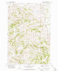 Scraper Coulee 1972 topographic map thumbnail