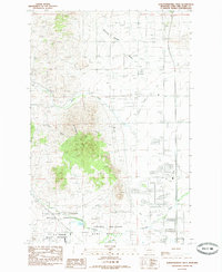 Scratchgravel Hills 1985 topographic map thumbnail