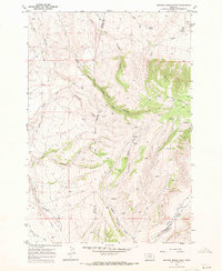 Section House Draw 1967 topographic map thumbnail