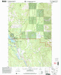 Seeley Lake East 1999 topographic map thumbnail