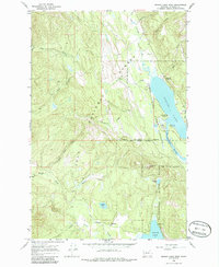 Seeley Lake West 1965 topographic map thumbnail