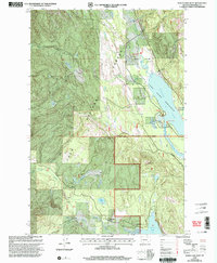 Seeley Lake West 1999 topographic map thumbnail