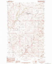 Seifort Reservoir 1984 topographic map thumbnail