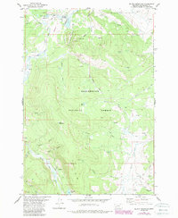 Selway Mountain 1978 topographic map thumbnail