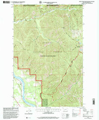 Seven Point Mountain 1997 topographic map thumbnail