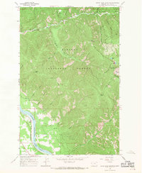 Seven Point Mountain 1966 topographic map thumbnail