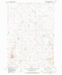 Sevenmile Creek 1980 topographic map thumbnail