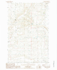 Sevenmile Hill 1987 topographic map thumbnail