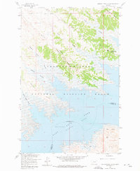 Seventh Point Buttes 1958 topographic map thumbnail