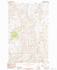 Shambo NE 1984 topographic map thumbnail