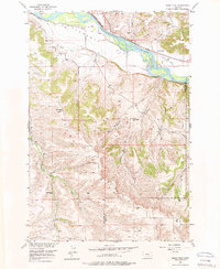 Shane Ridge 1956 topographic map thumbnail