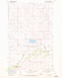 Sharp Lake 1968 topographic map thumbnail