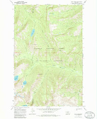 Shaw Creek 1970 topographic map thumbnail
