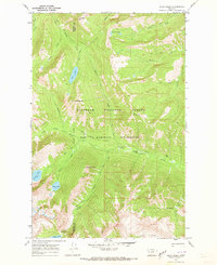 Shaw Creek 1970 topographic map thumbnail
