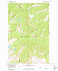 Shaw Creek 1970 topographic map thumbnail