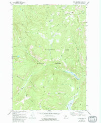 Shaw Mountain 1978 topographic map thumbnail