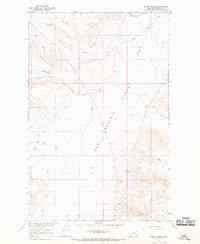 Sheep Coulee 1965 topographic map thumbnail