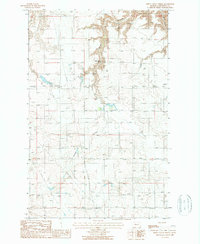 Sheep Coulee Spring 1965 topographic map thumbnail