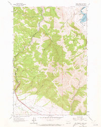 Sheep Creek 1962 topographic map thumbnail