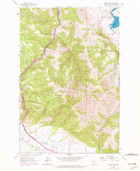 Sheep Creek 1962 topographic map thumbnail