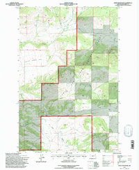 Sheep Mountain 1995 topographic map thumbnail