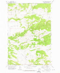 Sheep Mountain 1971 topographic map thumbnail