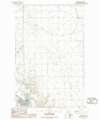 Shelby 1986 topographic map thumbnail