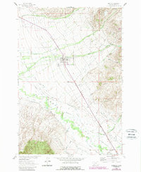 Sheridan 1963 topographic map thumbnail