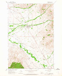 Sheridan 1963 topographic map thumbnail