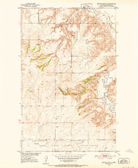 Shippe Canyon 1950 topographic map thumbnail