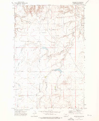Shonkin NW 1972 topographic map thumbnail