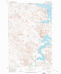Short Creek 1972 topographic map thumbnail