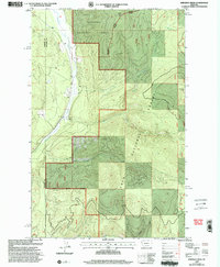 Shroder Creek 1999 topographic map thumbnail