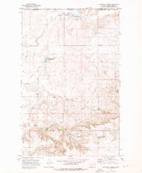 Si Merrell Slough 1973 topographic map thumbnail