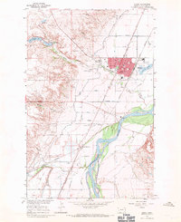 Sidney 1966 topographic map thumbnail