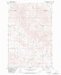 Simons Butte 1982 topographic map thumbnail