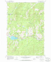 Silver Lake 1971 topographic map thumbnail