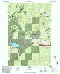 Silver Lake 1996 topographic map thumbnail