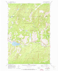 Silver Lake 1971 topographic map thumbnail