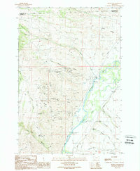 Silver Star 1989 topographic map thumbnail