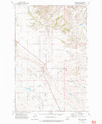 Sioux Pass 1972 topographic map thumbnail