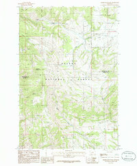 Sixmile Mountain 1986 topographic map thumbnail
