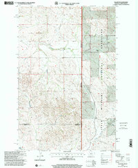 Skaar NE 1997 topographic map thumbnail