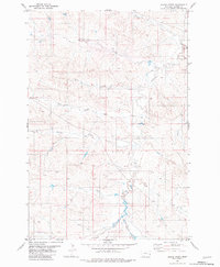 Skunk Creek 1981 topographic map thumbnail