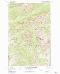 Slategoat Mountain 1970 topographic map thumbnail