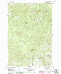 Sliderock Mountain 1954 topographic map thumbnail