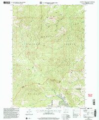 Sliderock Mountain 2000 topographic map thumbnail