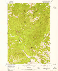 Sliderock Mountain 1954 topographic map thumbnail